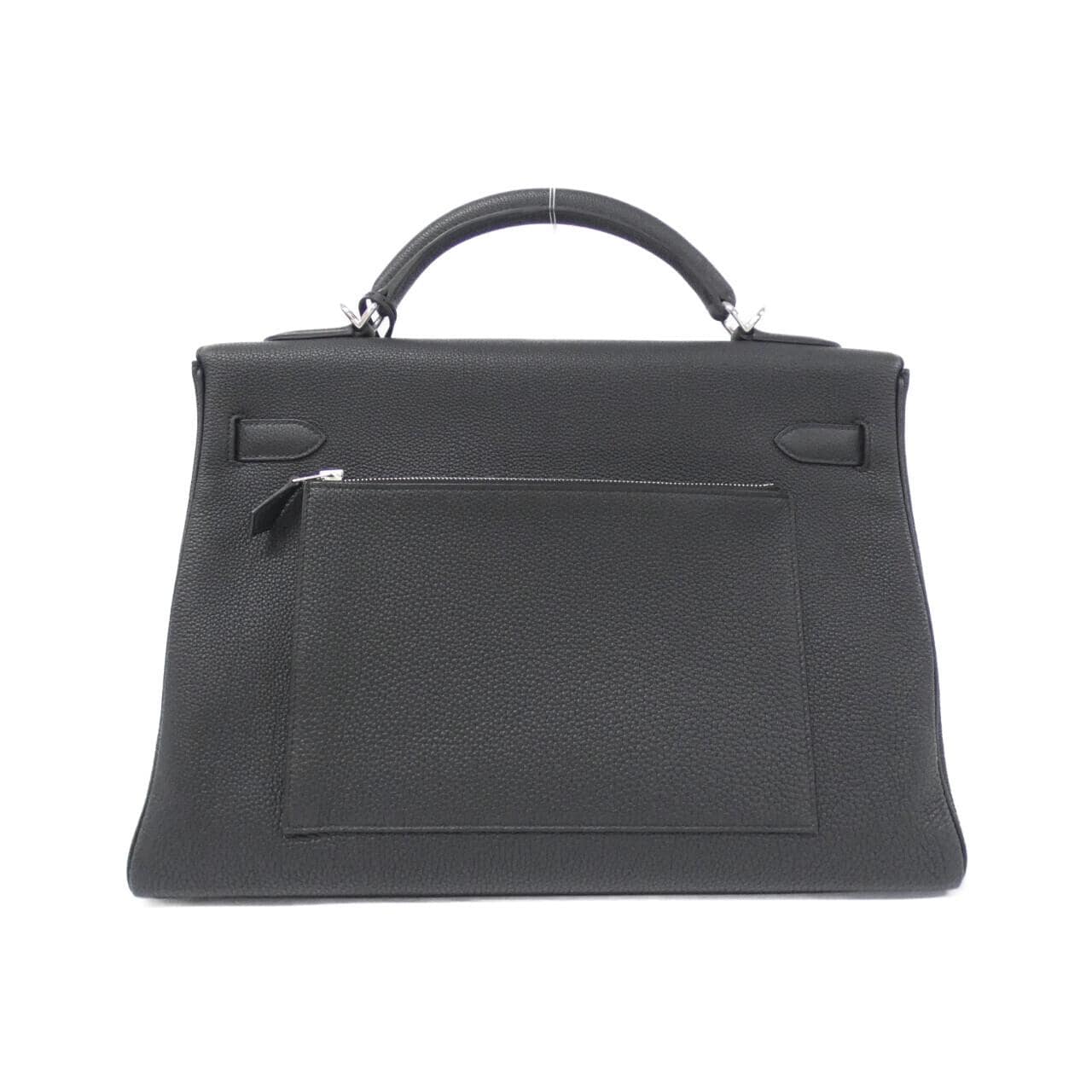 HERMES HERMÈS Kelly 084689CK Bag Togo Black Togo Leather - Thumbnail 2
