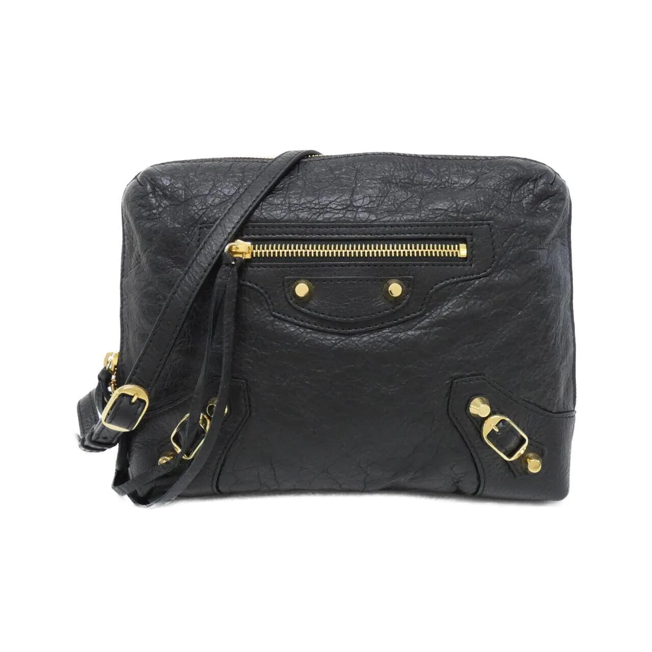 BALENCIAGA Le City 431649 D94IG Shoulder Leather Black