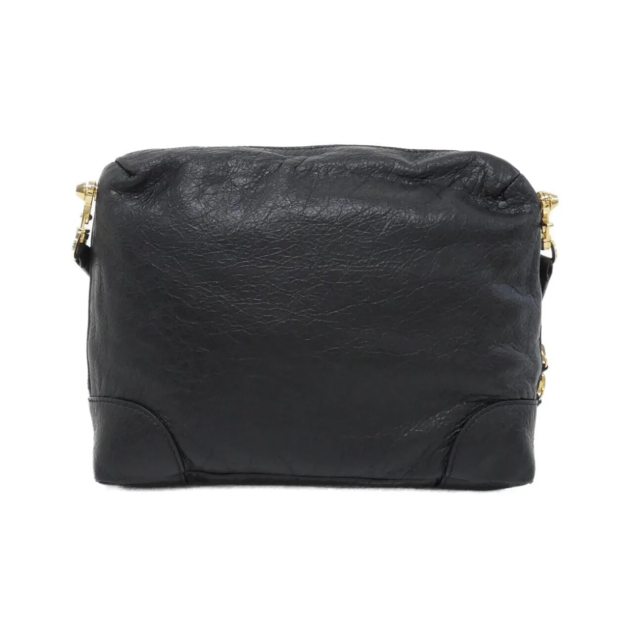 BALENCIAGA Le City 431649 D94IG Shoulder Leather Black Leather Rank A - Thumbnail 2