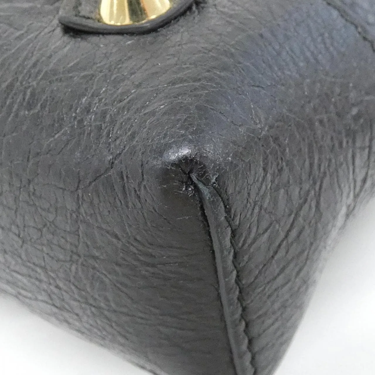 BALENCIAGA Le City 431649 D94IG Shoulder Leather Black Leather Rank A - Thumbnail 3