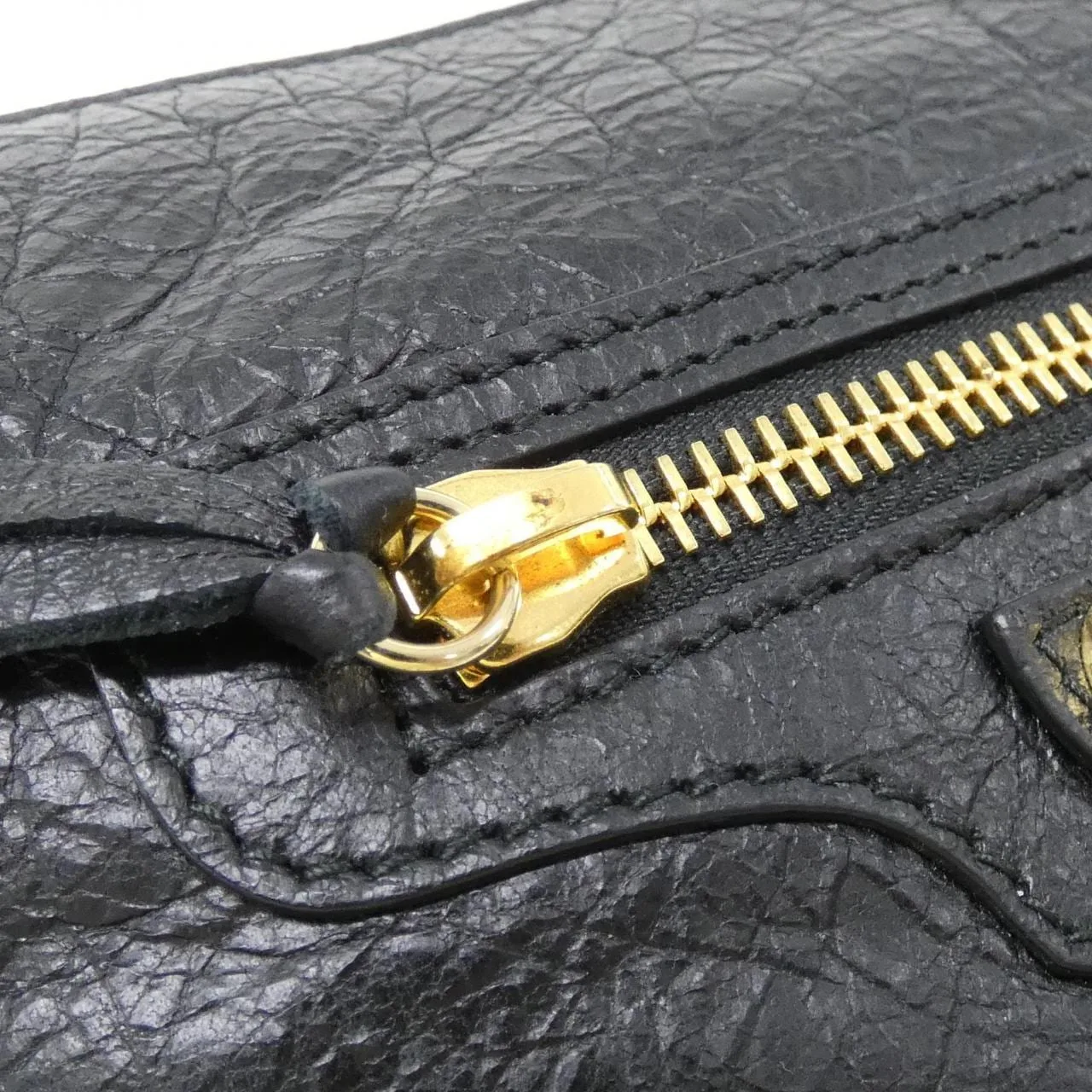 BALENCIAGA Le City 431649 D94IG Shoulder Leather Black Leather Rank A - Thumbnail 4