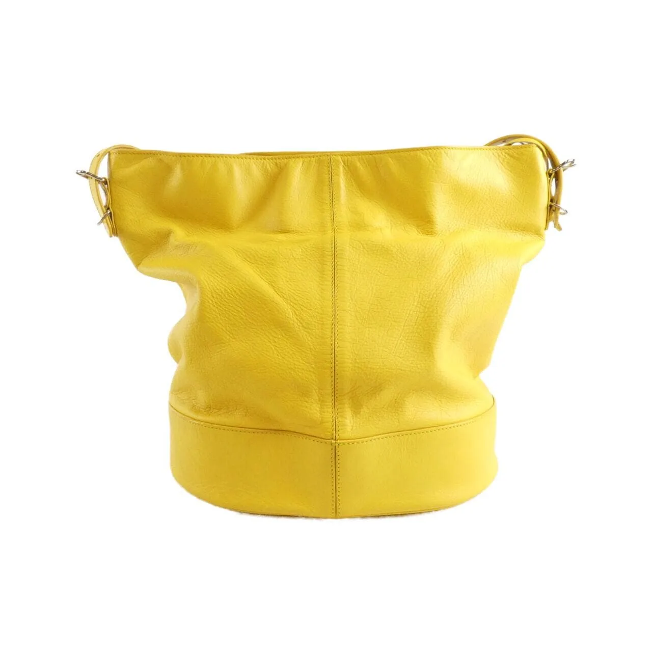 BALENCIAGA 312186 Handbag Leather 黃色 皮革 中古品A - 縮圖 2