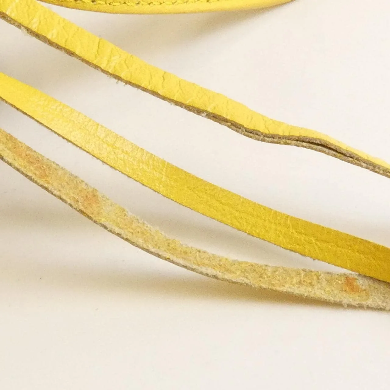 BALENCIAGA 312186 Handbag Leather 黃色 皮革 中古品A - 縮圖 10