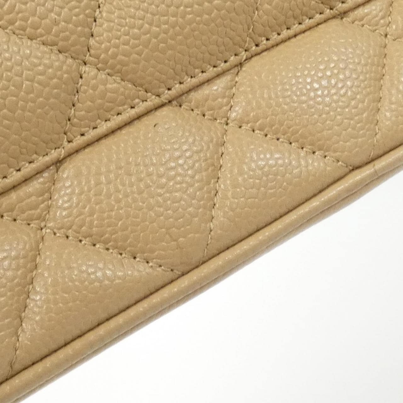 CHANEL Matelasse 1804 Handbag Grained Calfskin Beige Grained Calfskin - Thumbnail 6