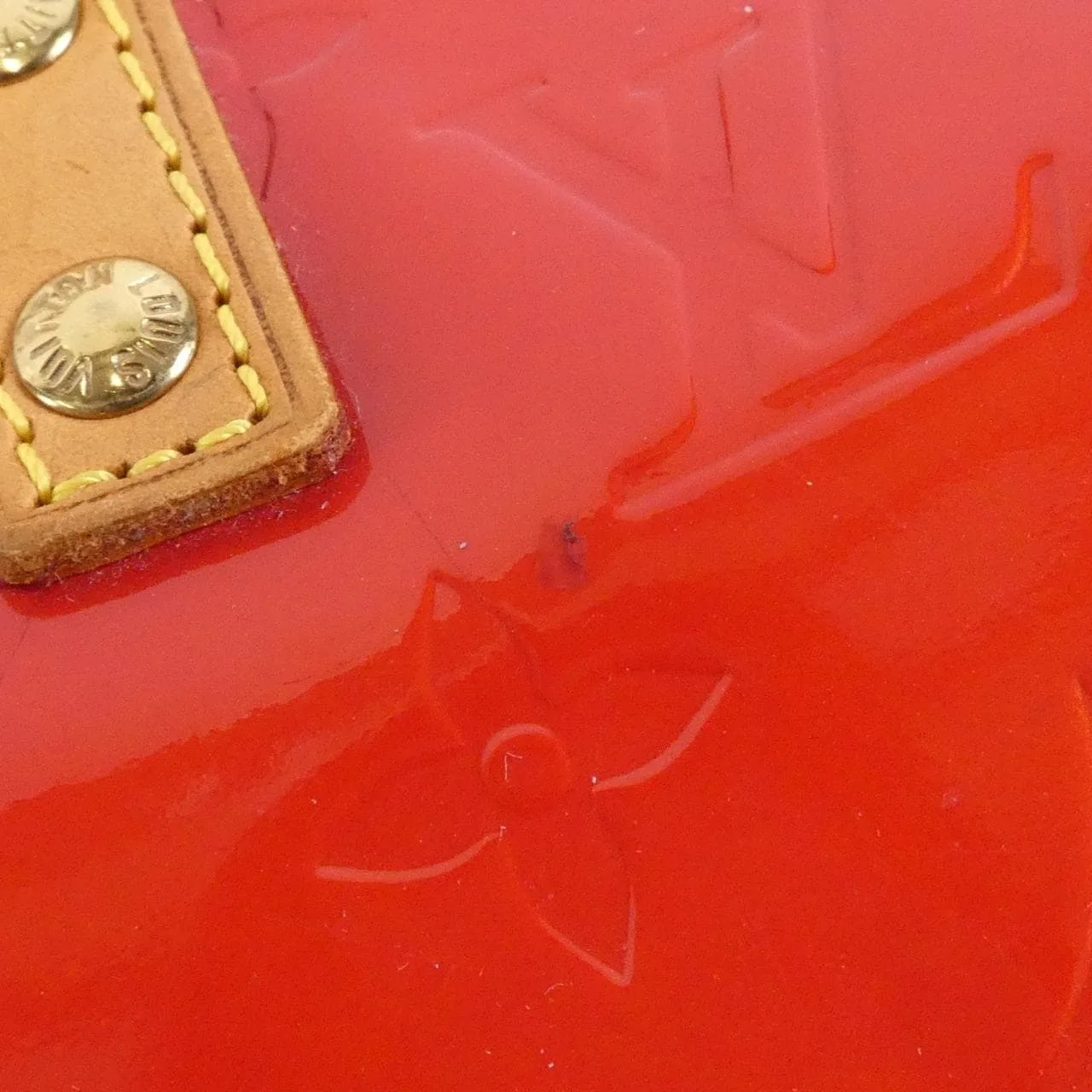 LOUIS VUITTON M91086 Handbag Vernis Red Vernis Rank B - Thumbnail 5