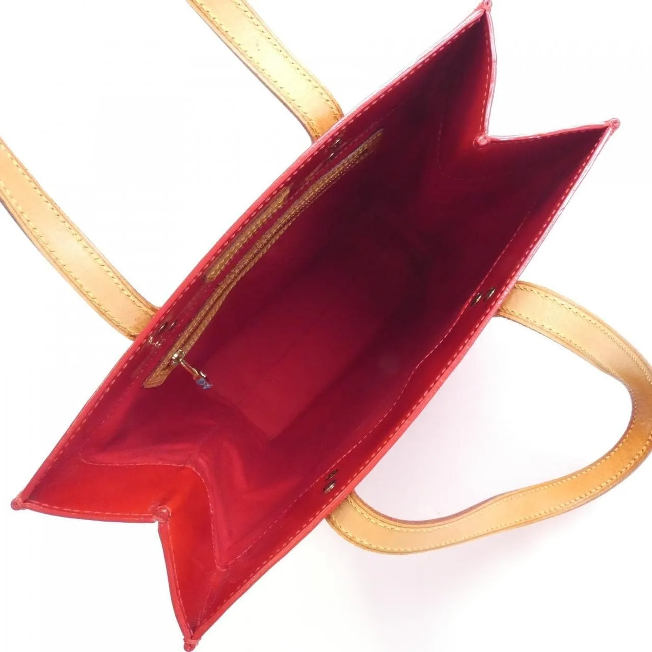 LOUIS VUITTON M91086 Handbag Vernis Red Vernis Rank B - Thumbnail 9