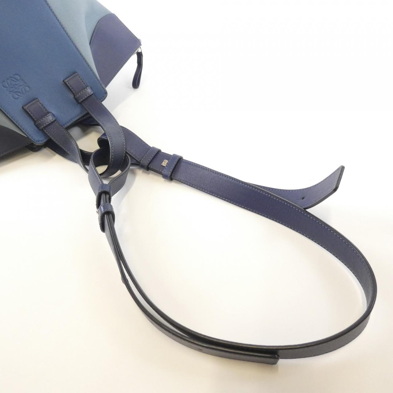 LOEWE Hammock 387 30VS35 Shoulder Bag Blue - Thumbnail 4