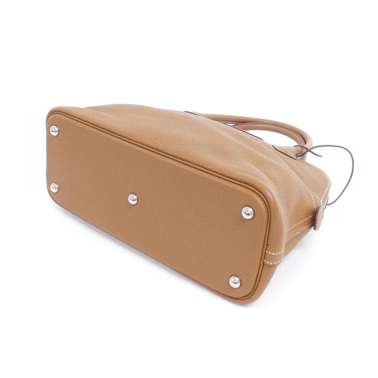 HERMES HERMÈS Bolide 073419CK Bag Clemence Gold Clemence Leather Rank A - Thumbnail 3