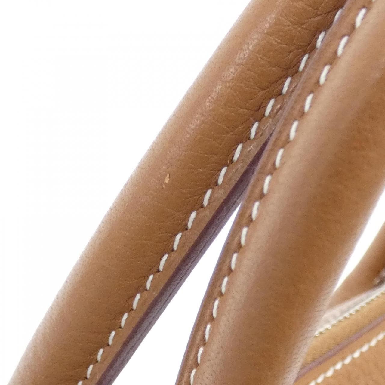 HERMES HERMÈS Bolide 073419CK Bag Clemence Gold Clemence Leather Rank A - Thumbnail 7