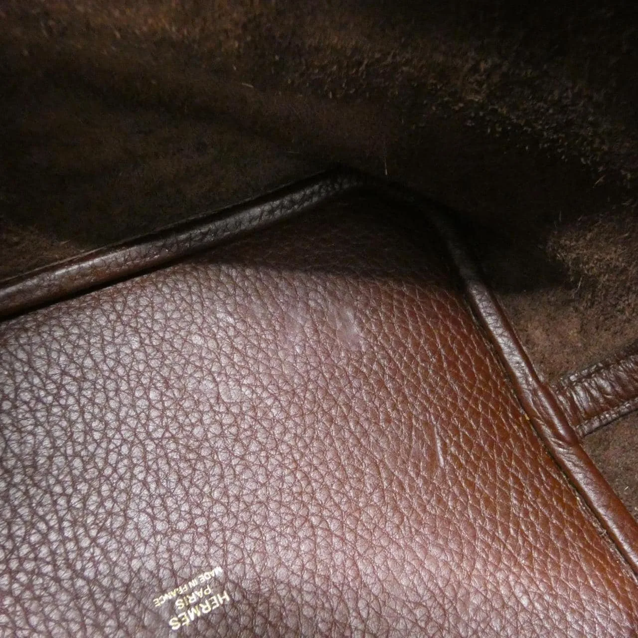 HERMES Picotin 060991CC Handbag Clemence Black Clemence Leather Rank A - Thumbnail 7