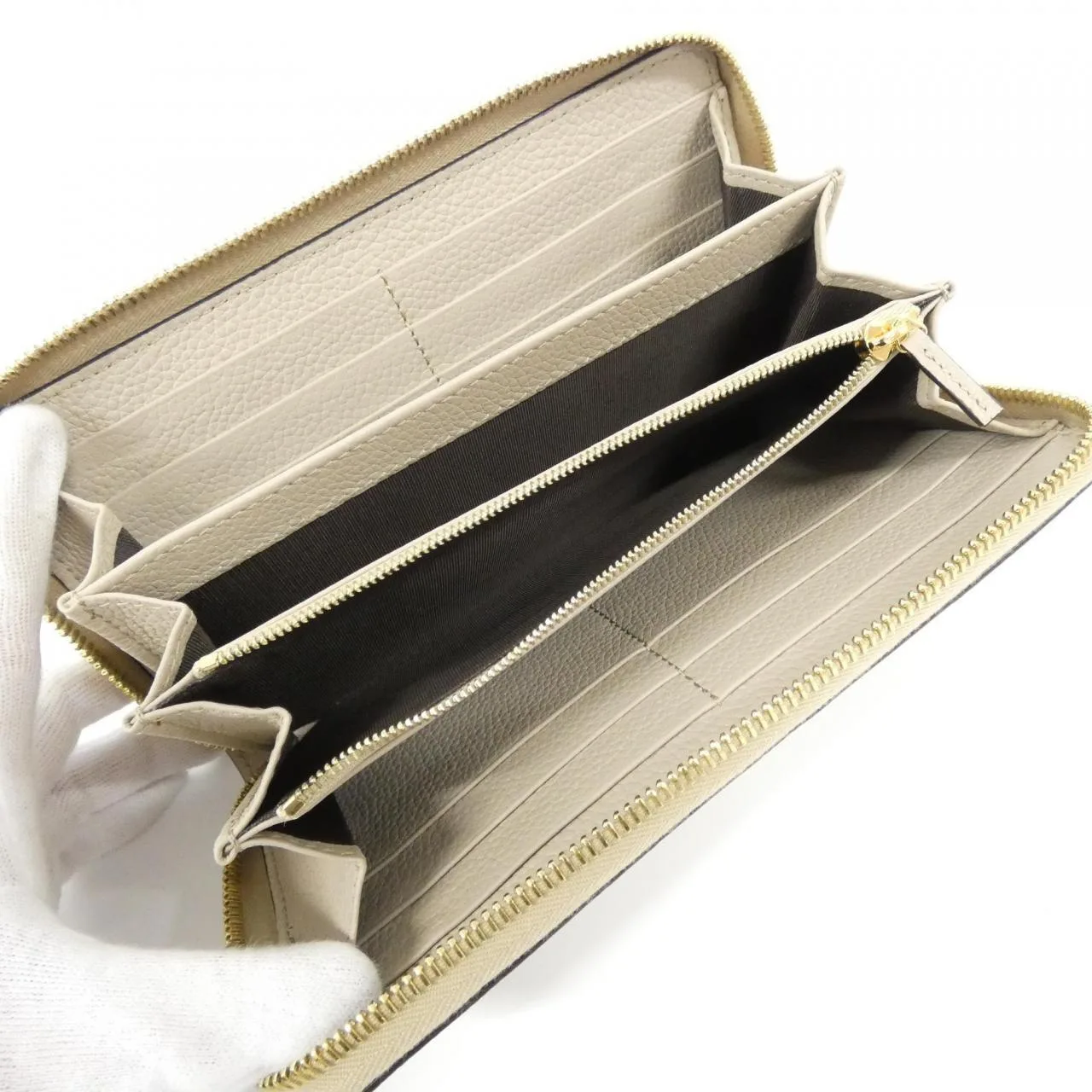 GUCCI 456117 AAE5E Wallet Canvas Black Canvas Rank A - Thumbnail 5