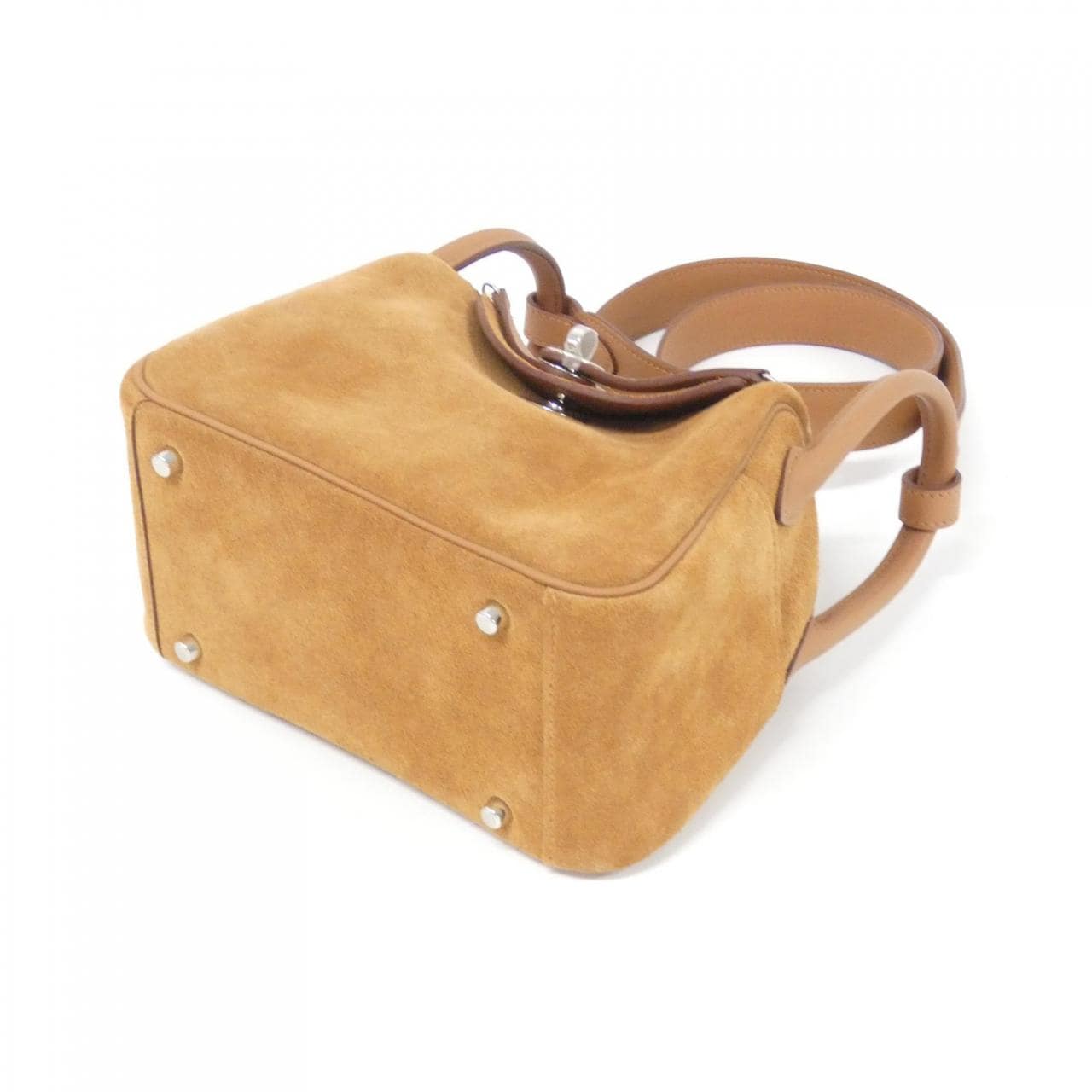 HERMES HERMÈS Lindy 084505CK Shoulder Bag Swift Gold Swift Leather Rank A - Thumbnail 3