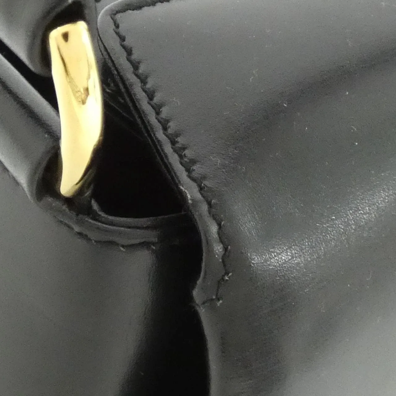 GUCCI 000 2026 Handbag Leather Black Leather Rank A - Thumbnail 5