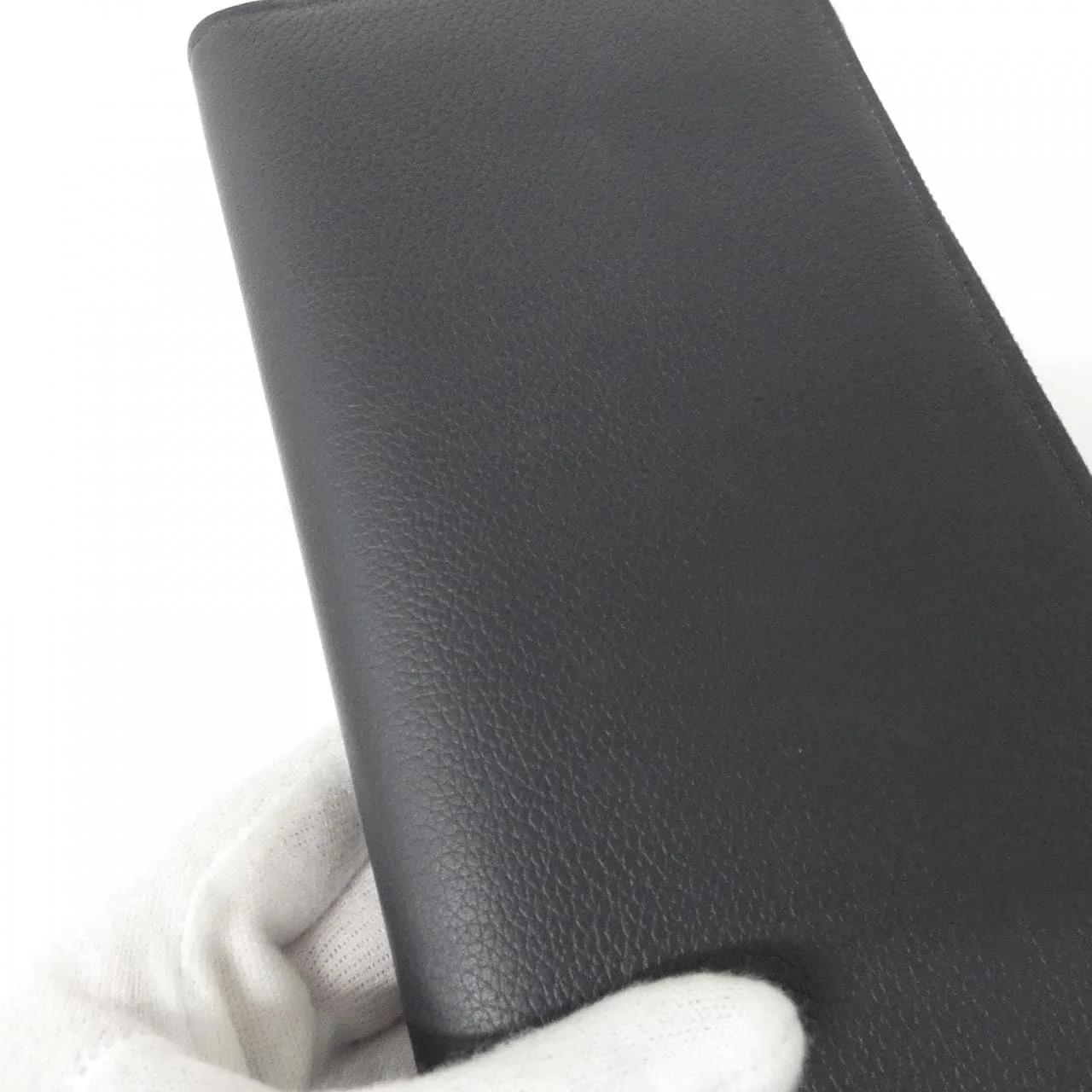 HERMES 086366CK Wallet Blue Rank A - Thumbnail 4