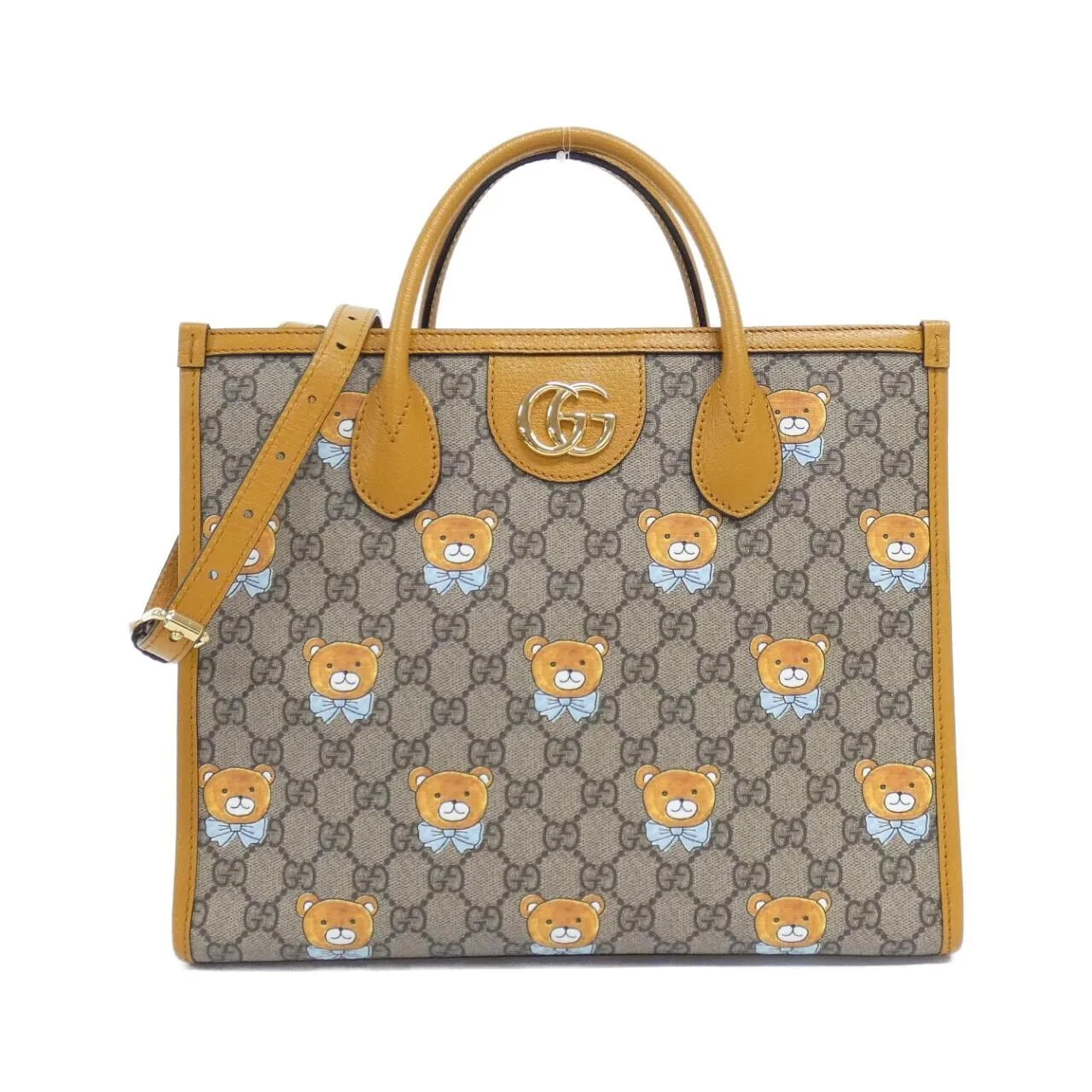 GUCCI Diana 660531 2YVAG Tote Canvas Black