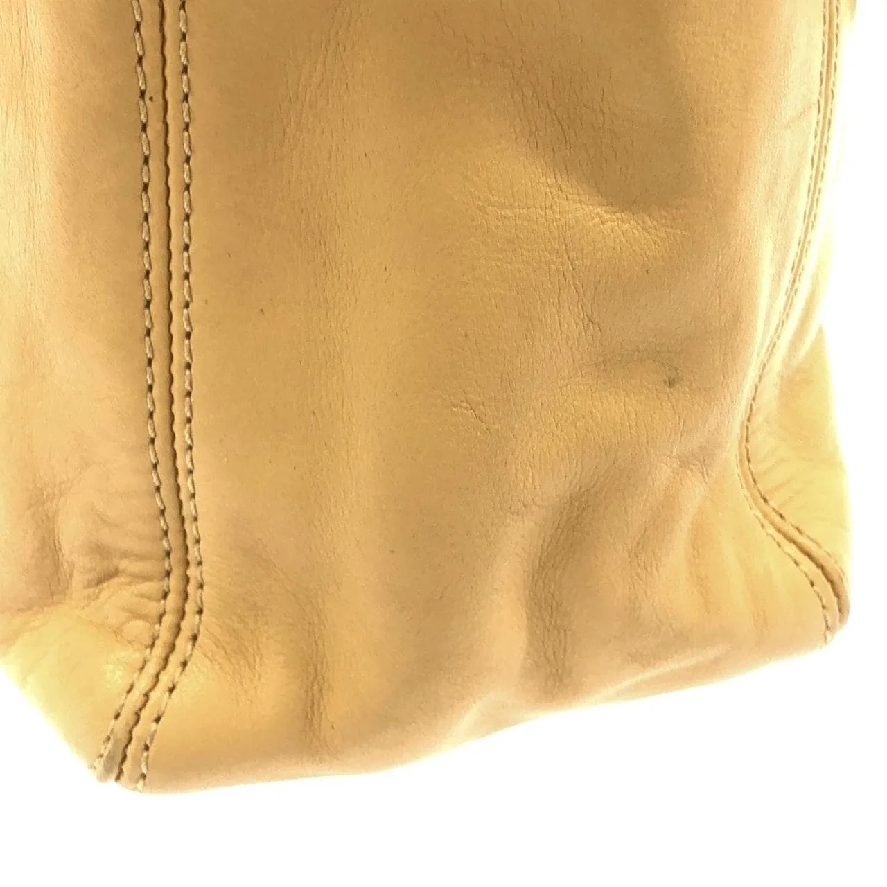 CHANEL Shoulder Lambskin Beige Lambskin Rank B - Thumbnail 4