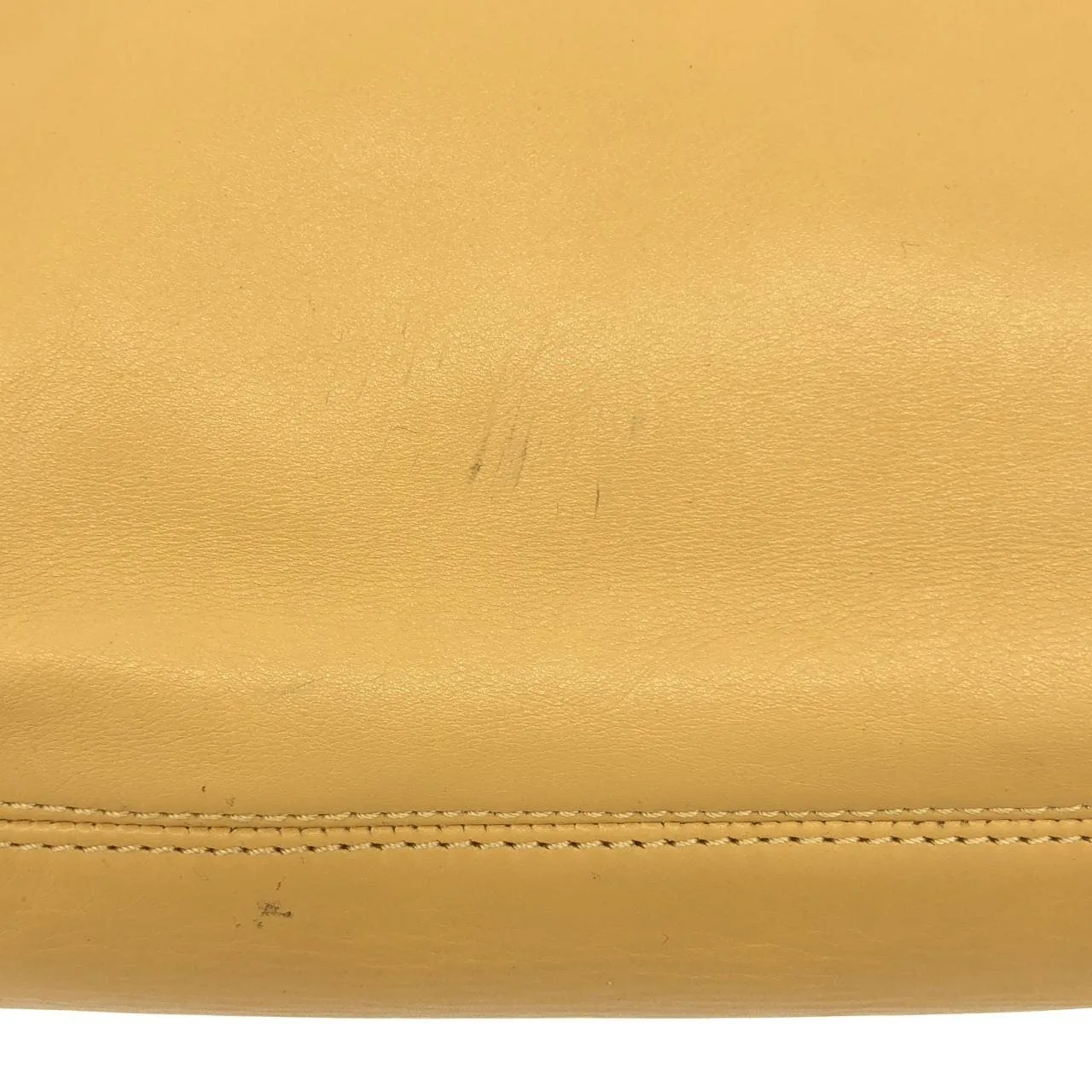 CHANEL Shoulder Lambskin Beige Lambskin Rank B - Thumbnail 5