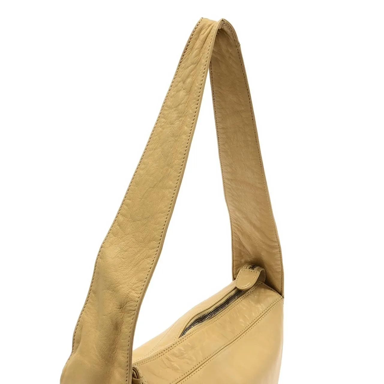 CHANEL Shoulder Lambskin Beige Lambskin Rank B - Thumbnail 6