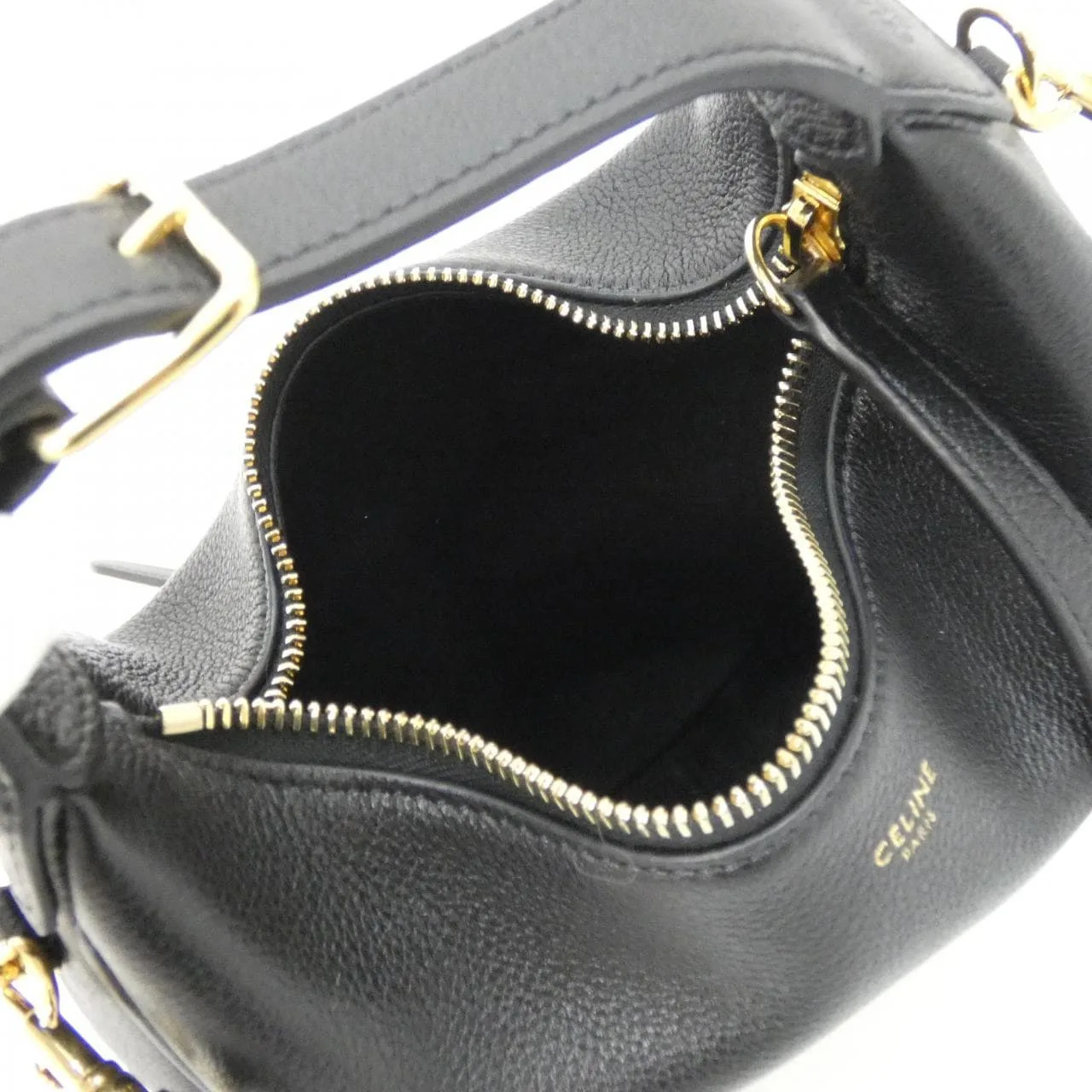 CELINE 120723ENY Handbag 黑色 中古品A - 縮圖 6