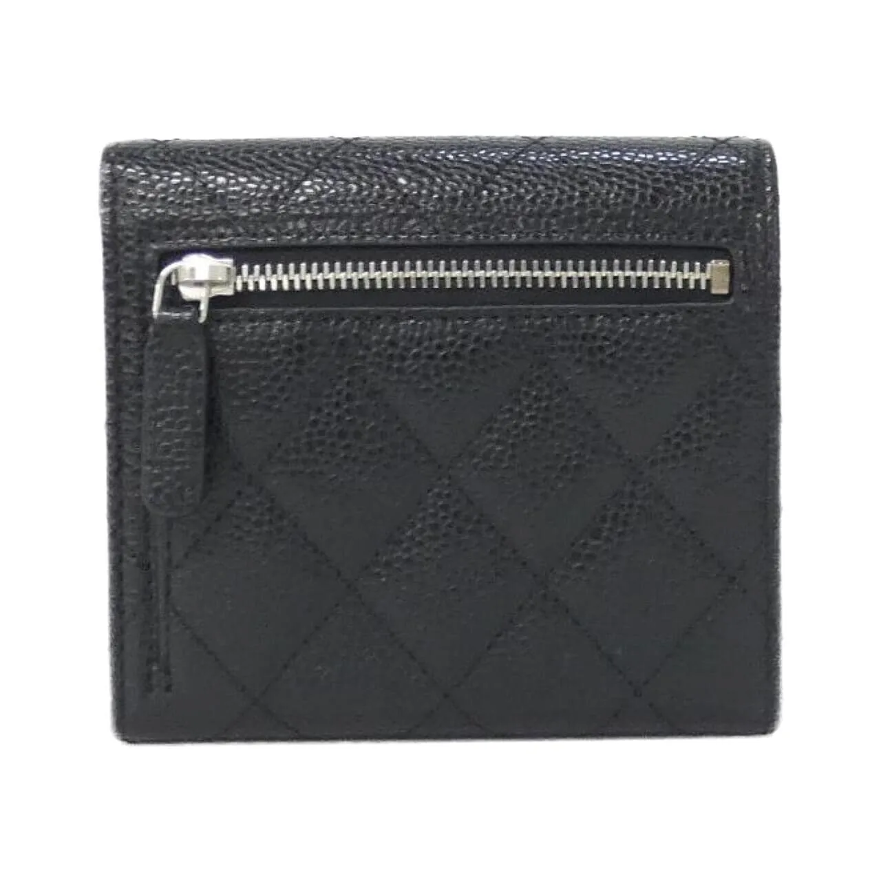 CHANEL Timeless Classic AP0231 Wallet Grained Calfskin Black Grained Calfskin Rank A - Thumbnail 2