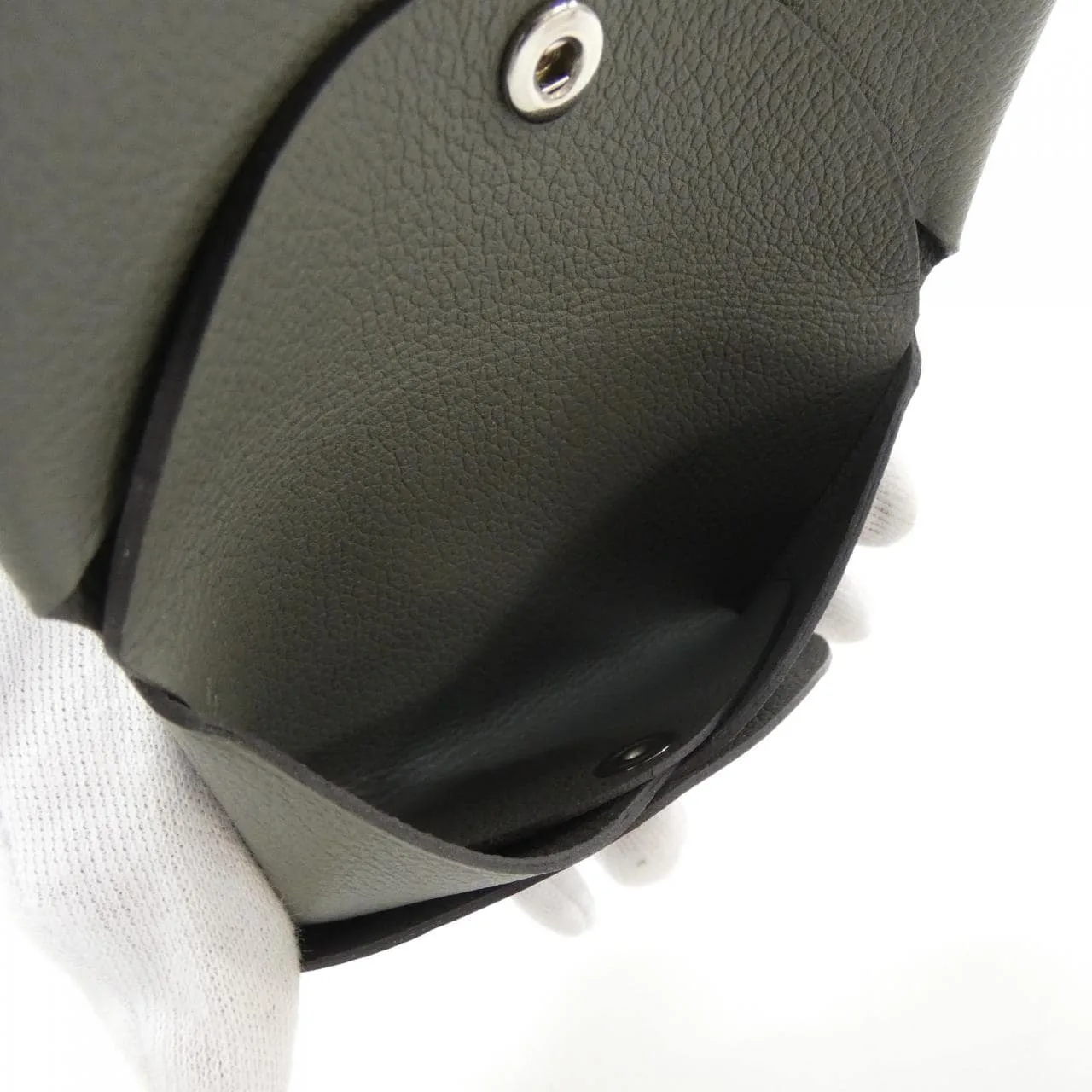 HERMES 085238CK Coin Case Black Rank A - Thumbnail 3