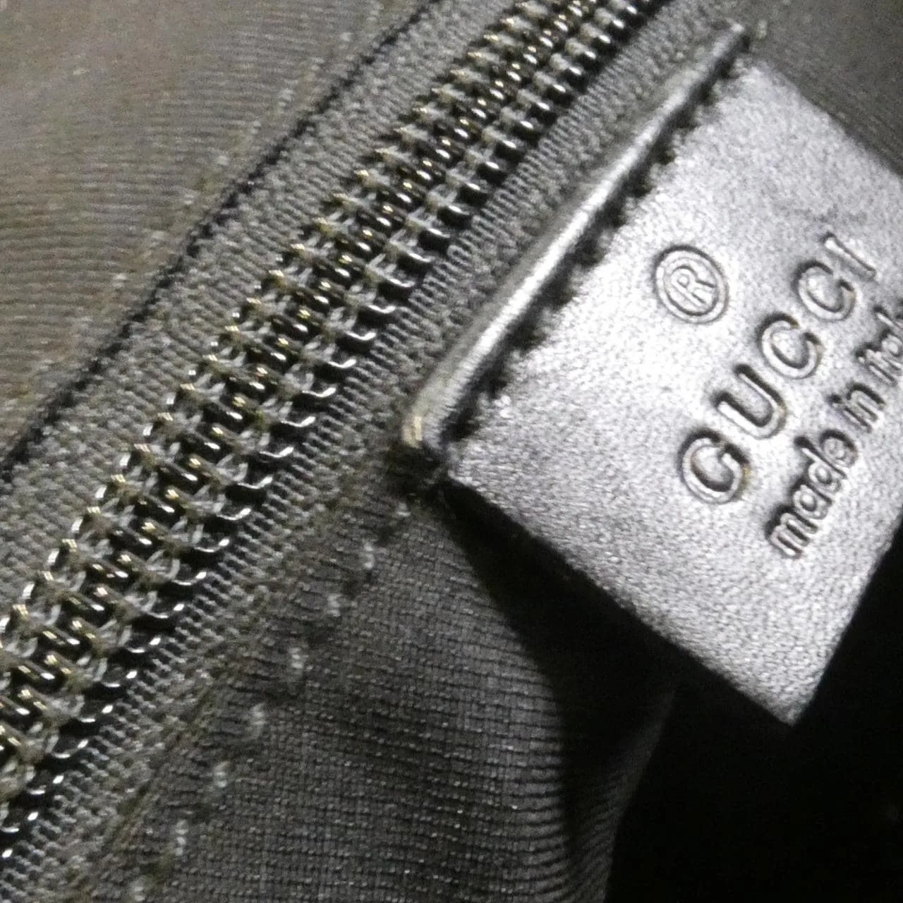 GUCCI 145857 FW99R Shoulder Canvas Black Canvas Rank B - Thumbnail 7