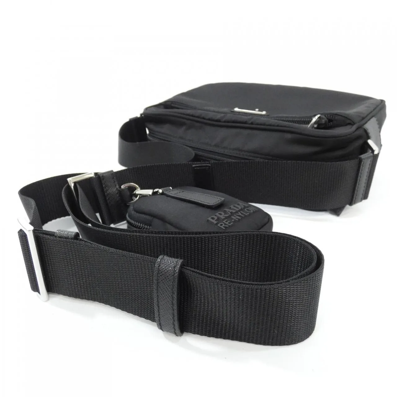 PRADA 1BC167 Shoulder Black Rank A - Thumbnail 6