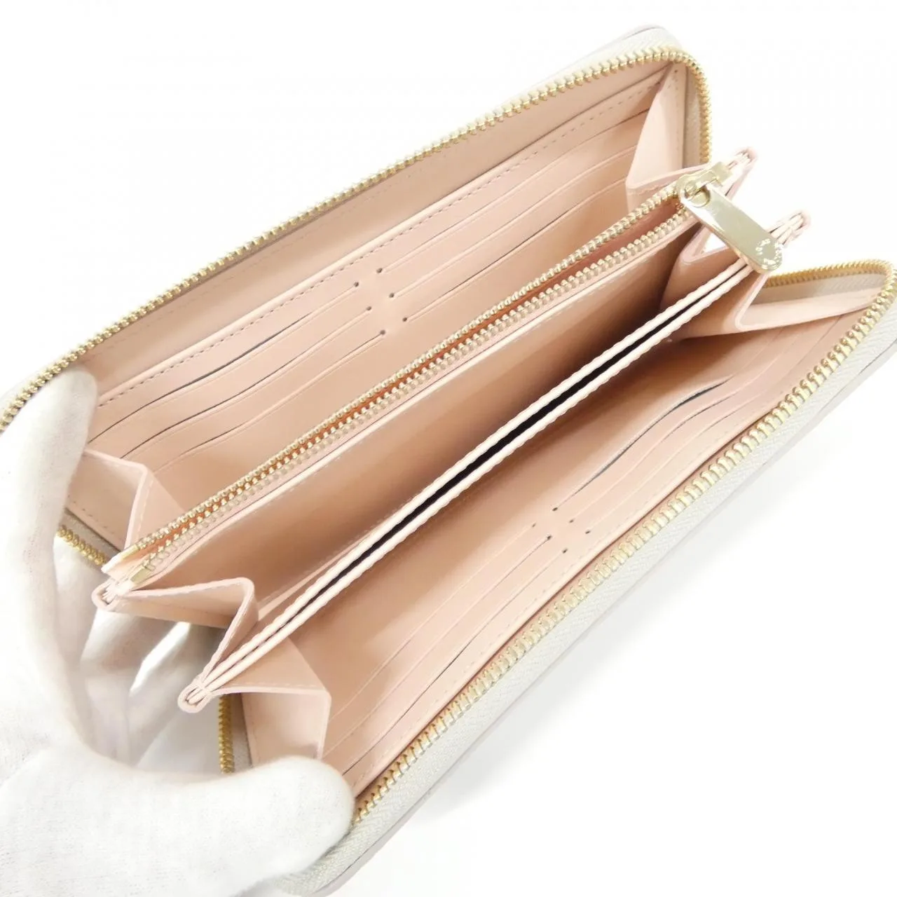 LOUIS VUITTON Mahina M13469 Wallet Blue Rank A - Thumbnail 4