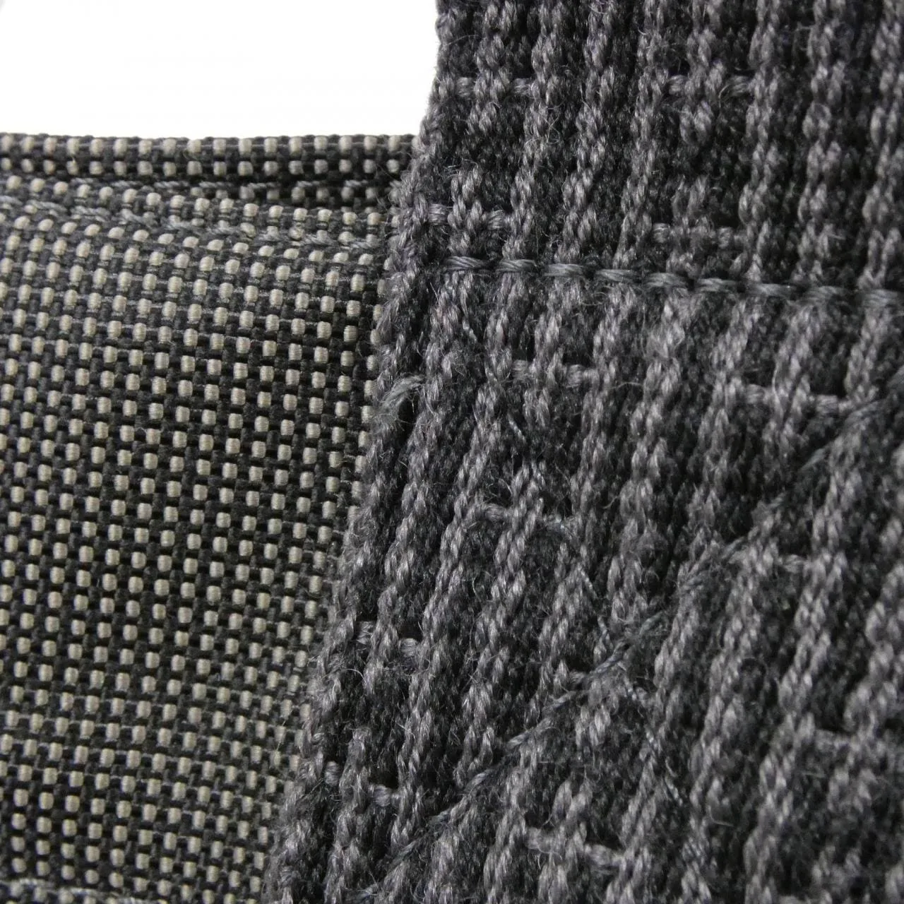 HERMES 100951M Tote Canvas 黑色 帆布 中古品A - 縮圖 4