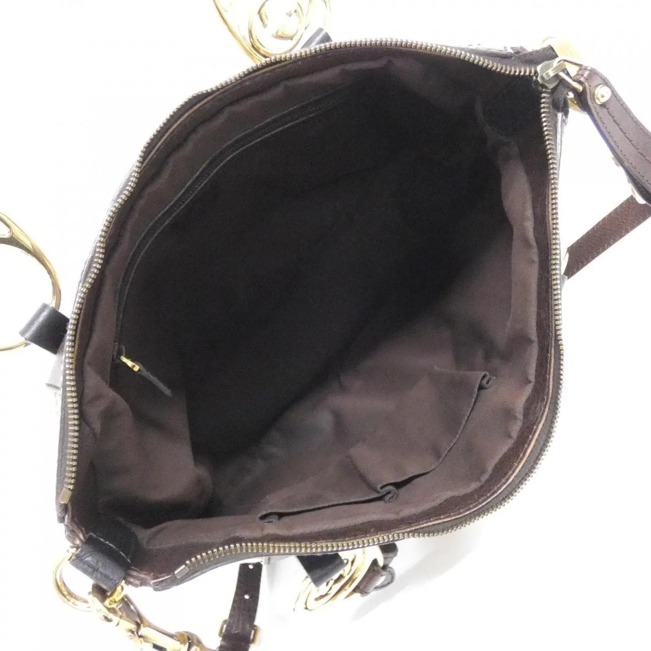 GUCCI 246391 Handbag Canvas 米色 帆布 中古品A - 縮圖 7