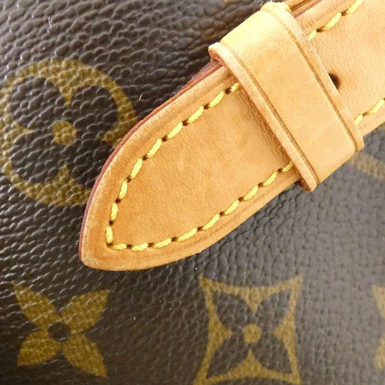 LOUIS VUITTON M51154 Handbag Monogram 黑色 Monogram 中古品B - 縮圖 4