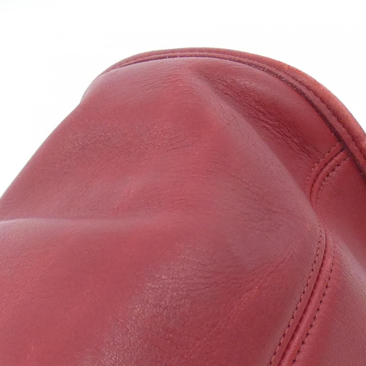 COACH 9090 Bag Leather Red Leather Rank B - Thumbnail 6