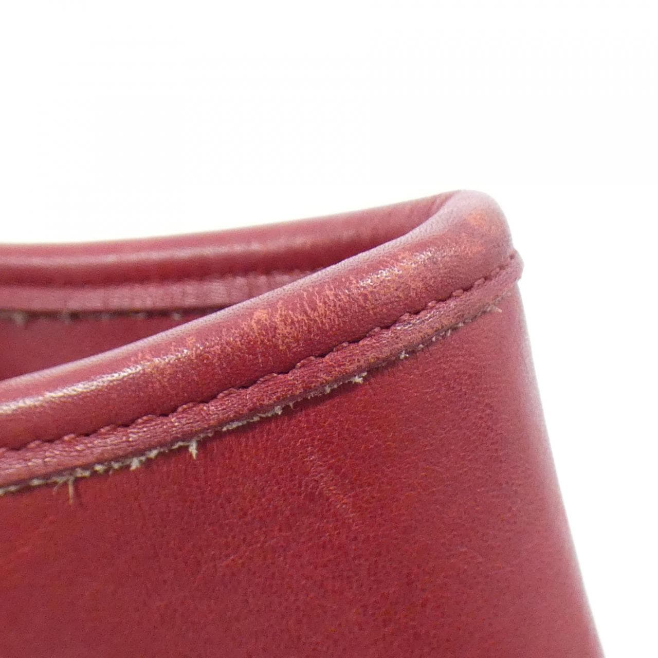 COACH 9090 Bag Leather Red Leather Rank B - Thumbnail 7