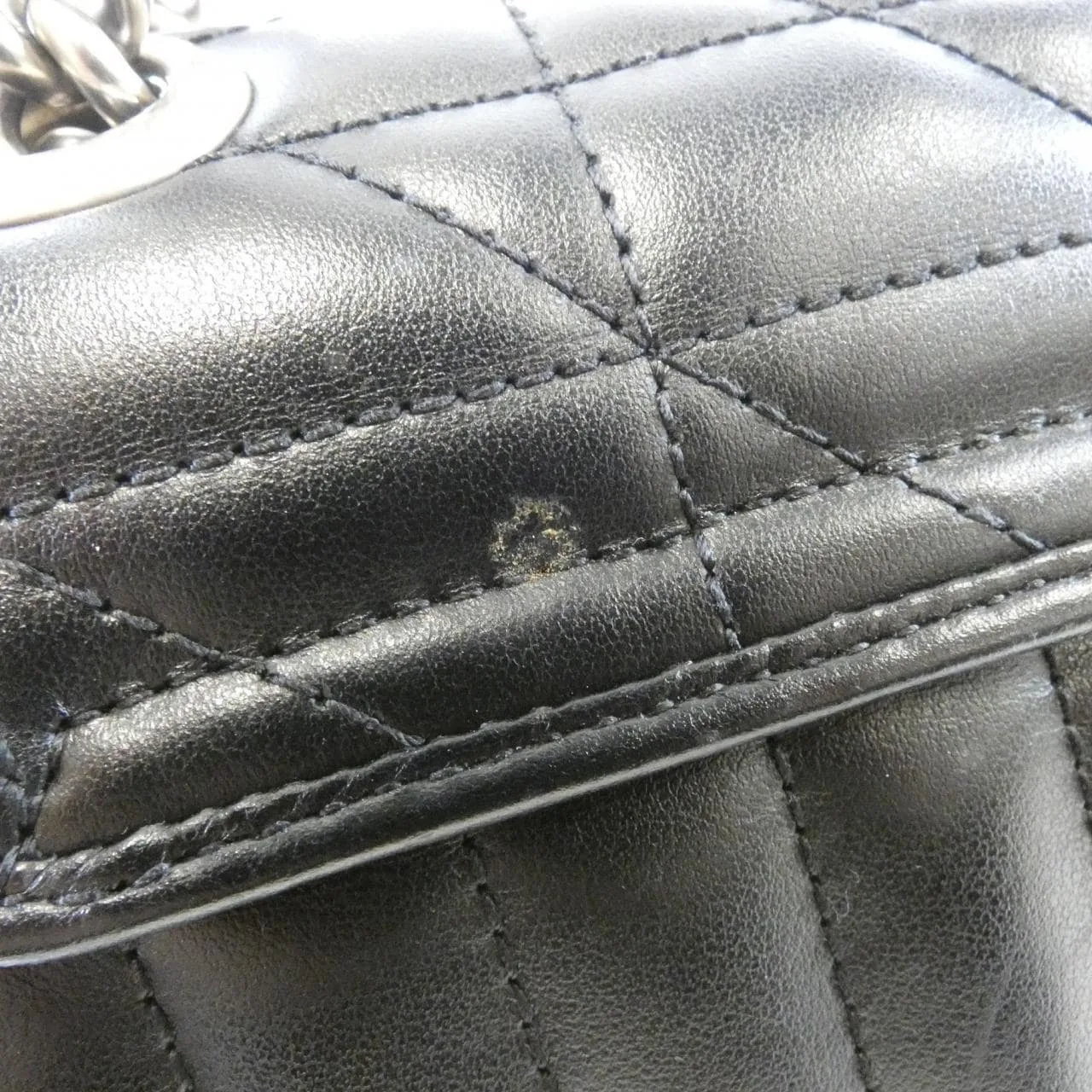 GUCCI Marmont 443497 UM8AN Shoulder Leather Black Leather Rank B - Thumbnail 4