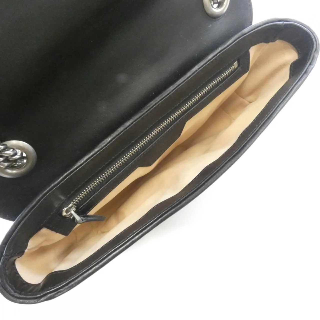 GUCCI Marmont 443497 UM8AN Shoulder Leather Black Leather Rank B - Thumbnail 6