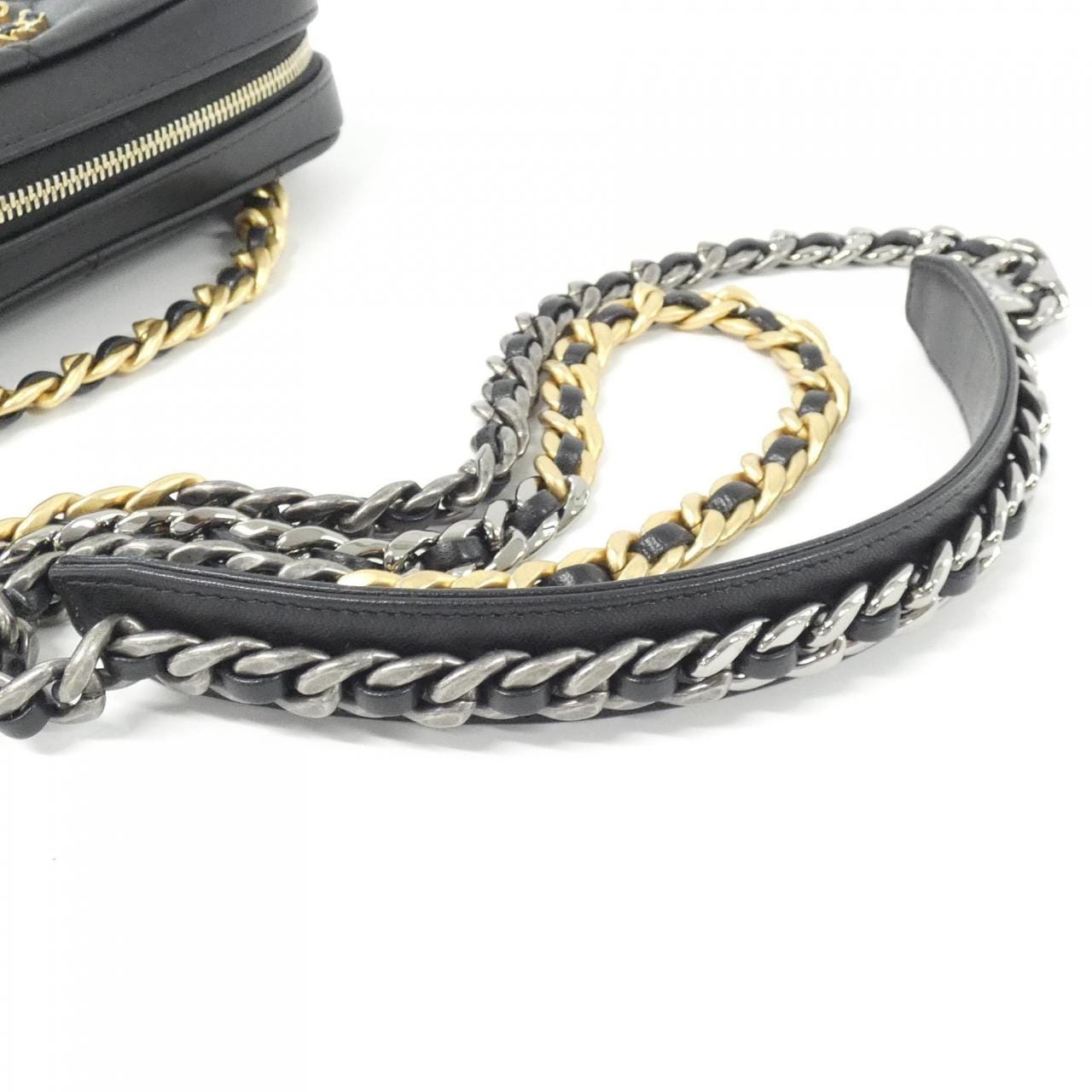 CHANEL Chanel 19 AP2728 Shoulder Bag Lambskin Black Lambskin Rank A - Thumbnail 5