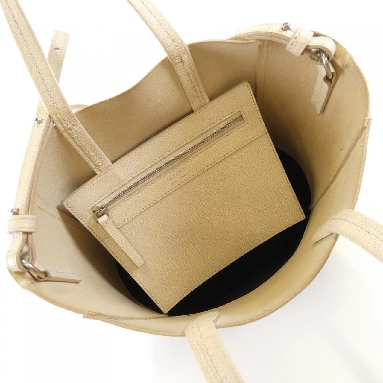 CELINE Cabas 176163XBB Handbag 黑色 中古品B - 縮圖 8