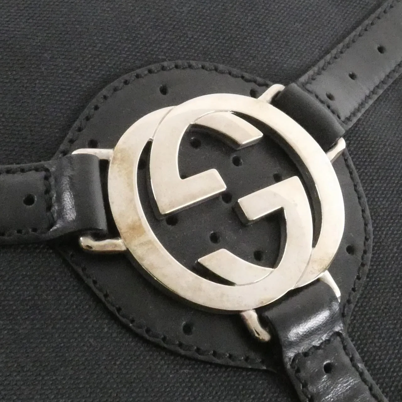 GUCCI 114875 Shoulder Canvas Black Canvas Rank A - Thumbnail 6