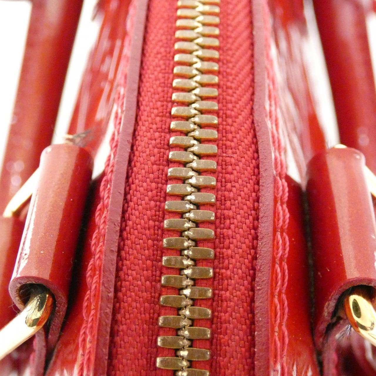 LOUIS VUITTON Alma M91593 Bag Vernis 黑色 Vernis 中古品A - 縮圖 5