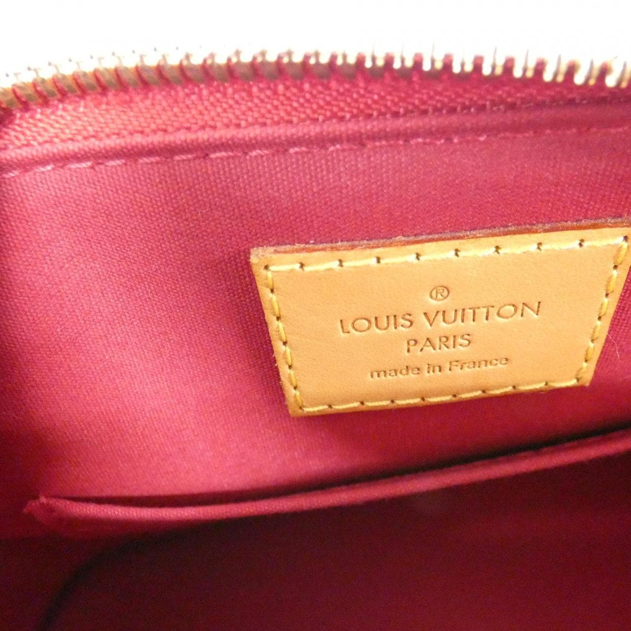 LOUIS VUITTON Alma M91593 Bag Vernis 黑色 Vernis 中古品A - 縮圖 10