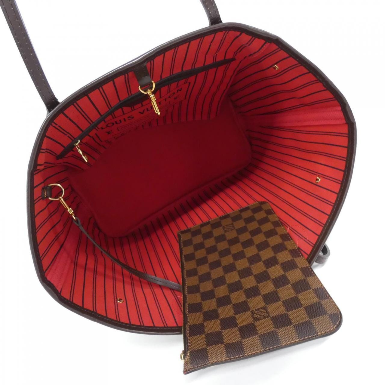 LOUIS VUITTON Neverfull N41358 Bag Damier Black Damier - Thumbnail 6