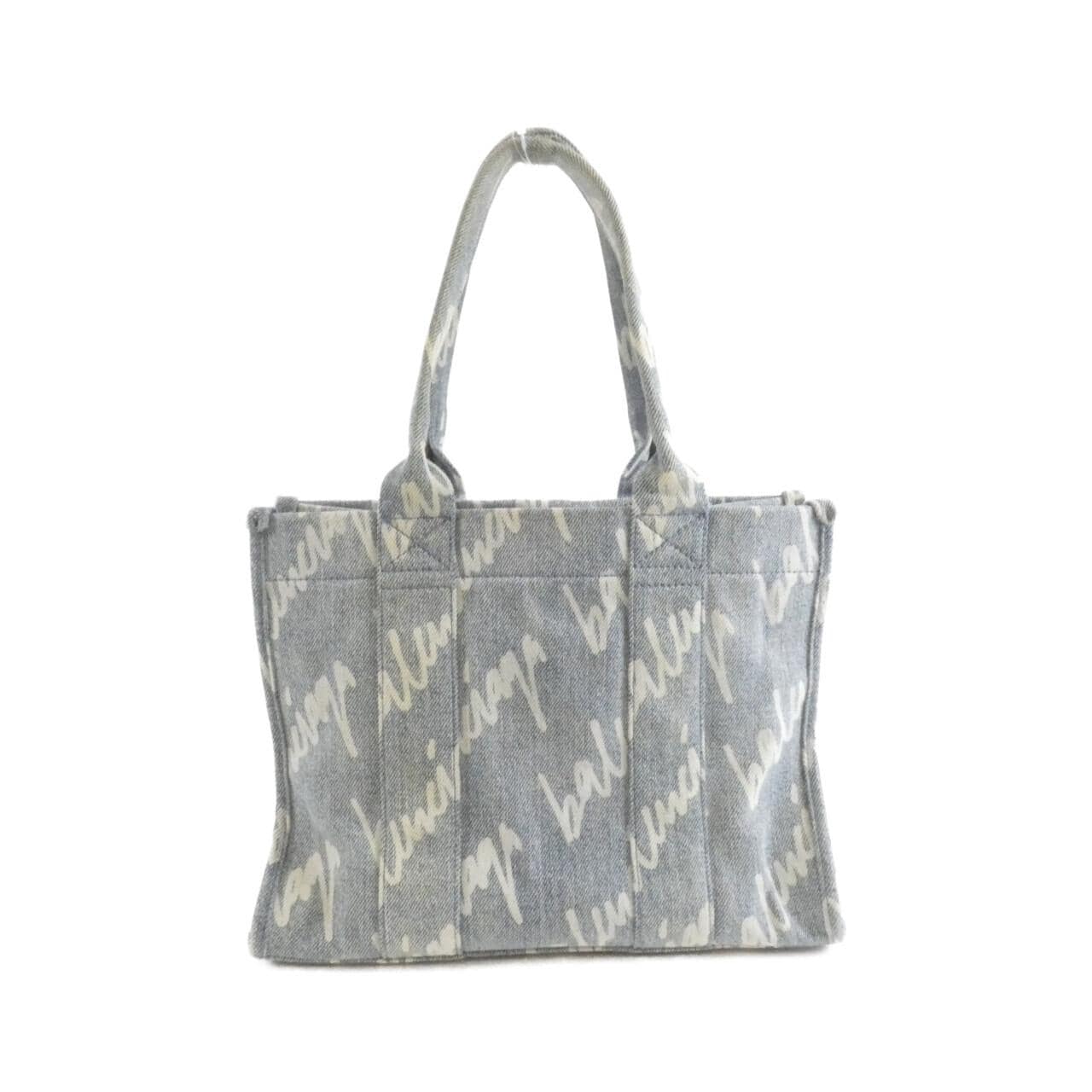 BALENCIAGA 671402 2105K Shoulder Bag Denim Blue Denim - Thumbnail 2