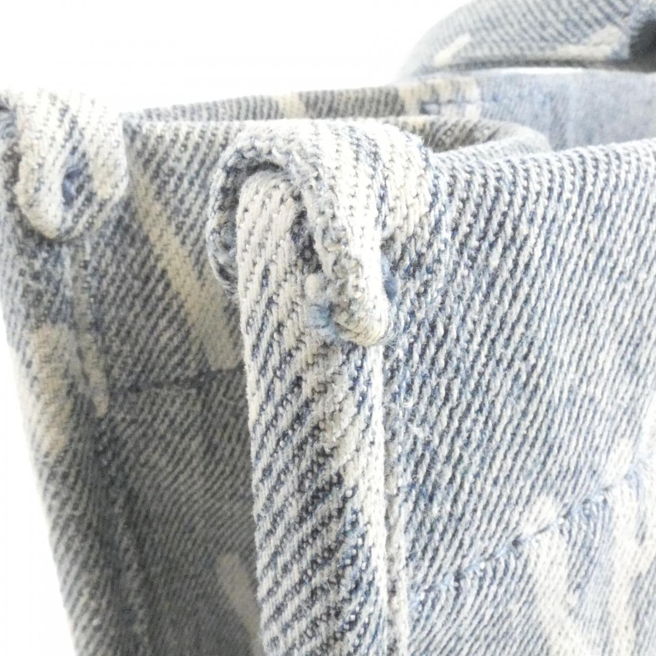 BALENCIAGA 671402 2105K Shoulder Bag Denim Blue Denim - Thumbnail 5