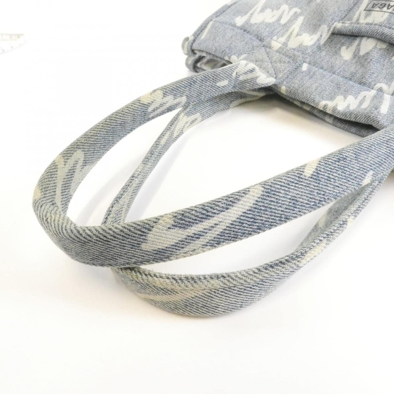 BALENCIAGA 671402 2105K Shoulder Bag Denim Blue Denim - Thumbnail 6