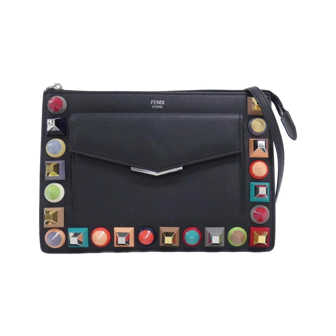 FENDI 8M0369 9DF Shoulder Black