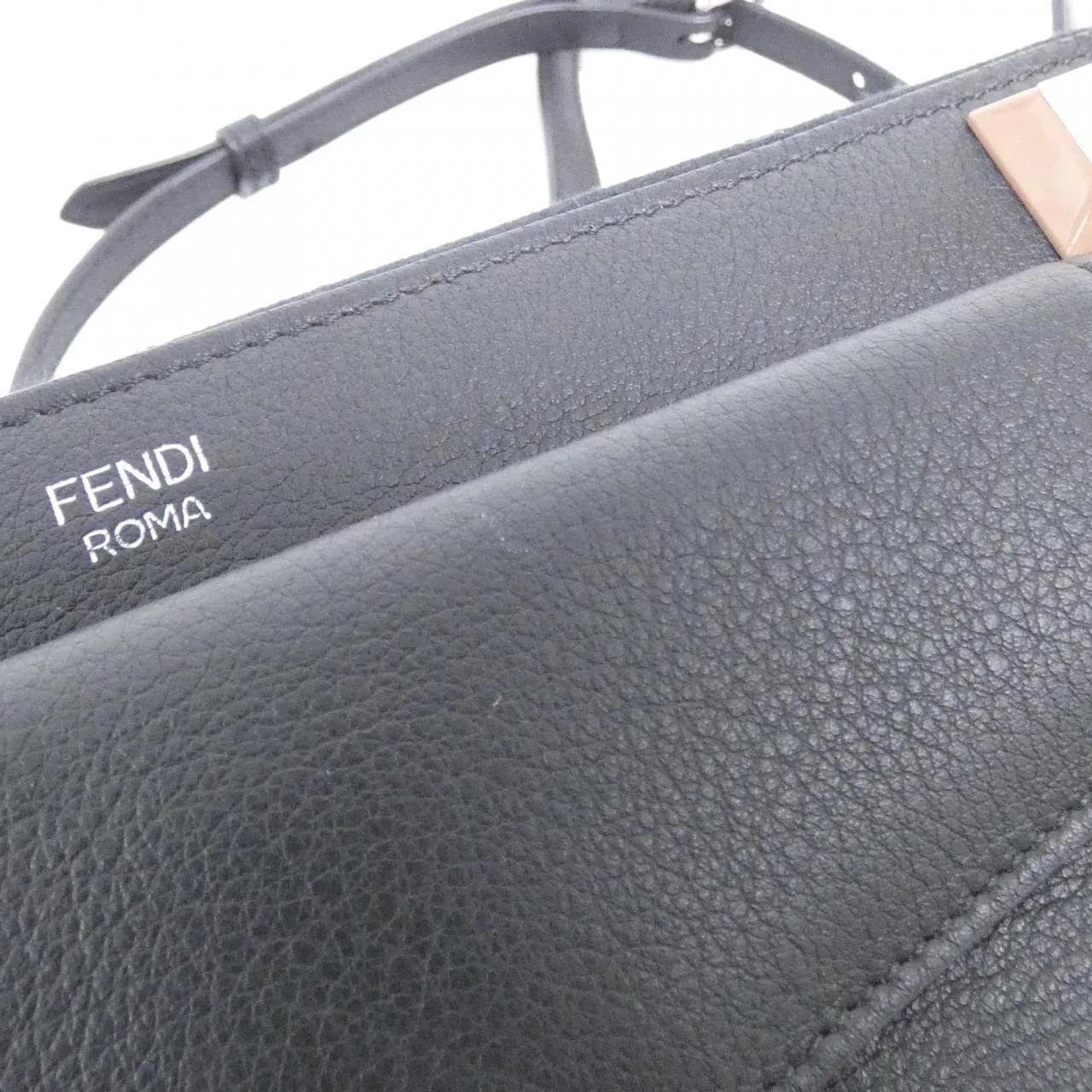 FENDI 8M0369 9DF Shoulder Black Rank A - Thumbnail 6