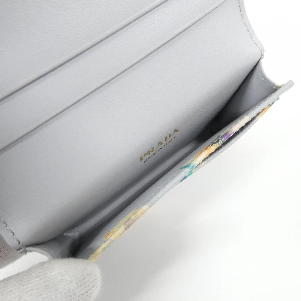 PRADA 1MC110 Card Case Black Rank A - Thumbnail 6