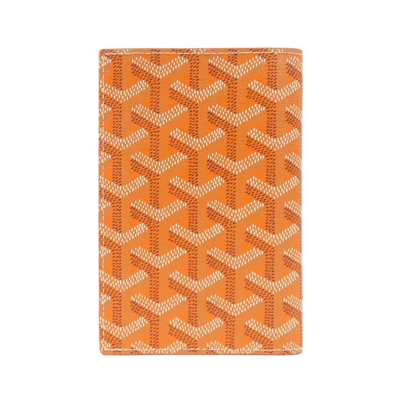 GOYARD APM PASSEPORT Passport Case Canvas Orange Canvas Rank A - Thumbnail 2