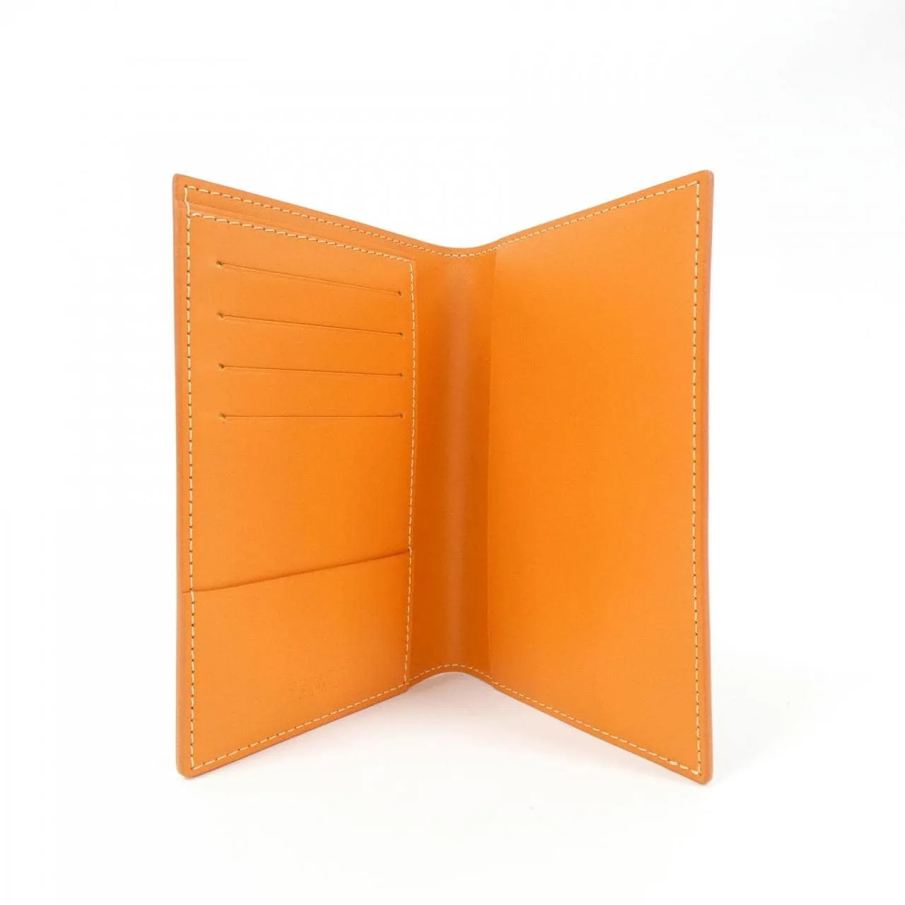 GOYARD APM PASSEPORT Passport Case Canvas Orange Canvas Rank A - Thumbnail 3