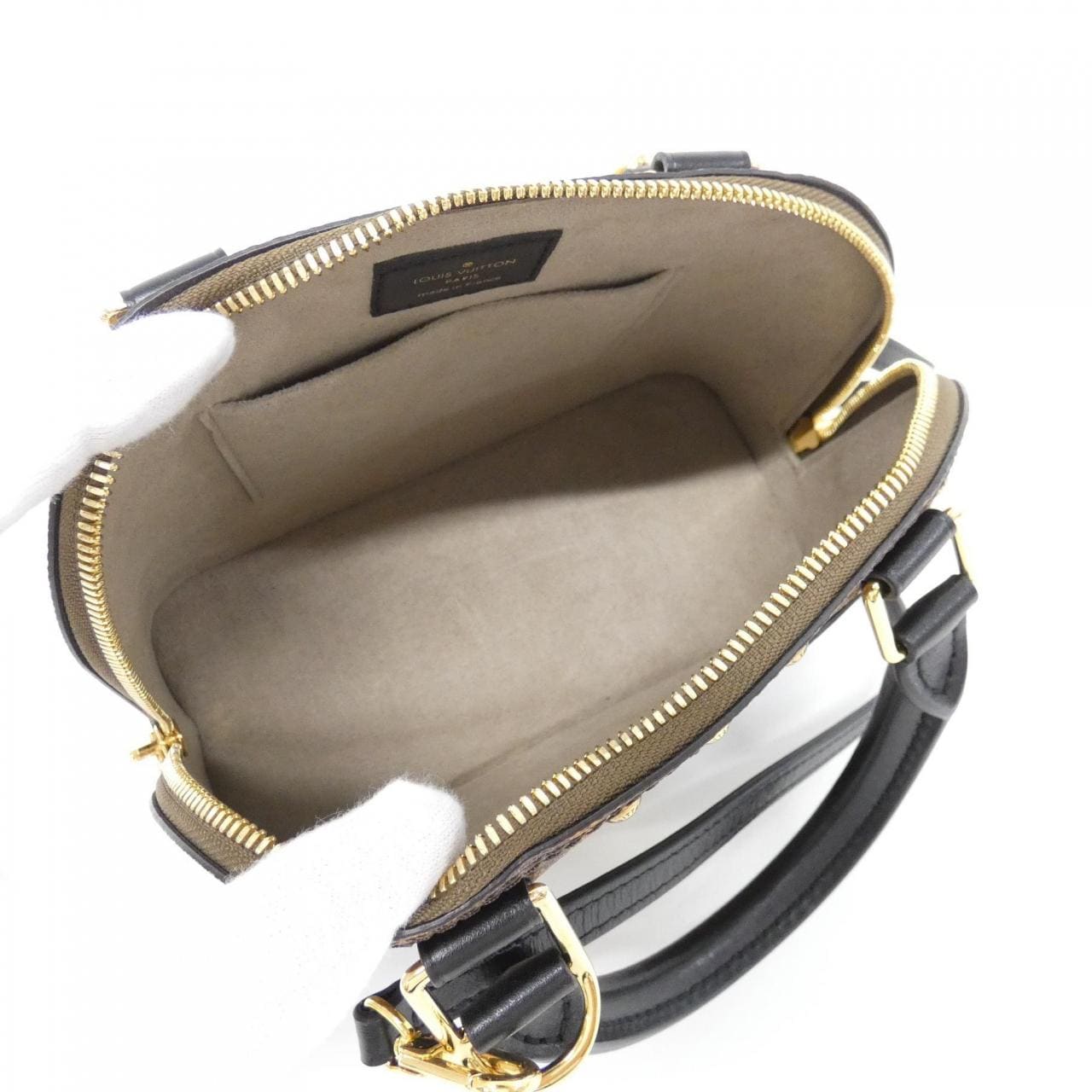 LOUIS VUITTON Alma M52743 Bag Monogram Black Monogram - Thumbnail 7